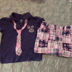 Gymboree size 3 Skort and Polo set